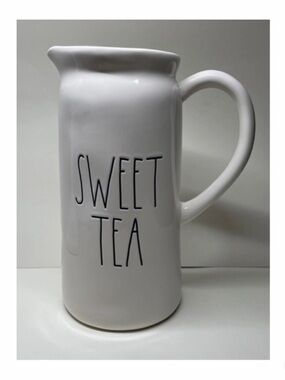 NEW Rae Dunn Sweet Tea Pitcher Farmhouse Home Decor Ceramic